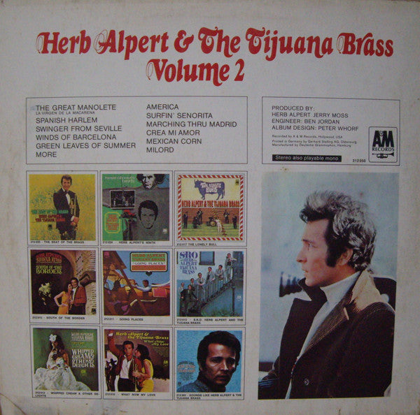 Herb Alpert's Tijuana Brass* - Volume 2