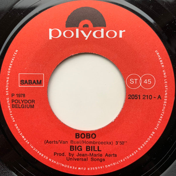 Big Bill -Sit On It / Bobo