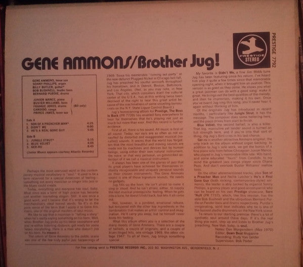 Gene Ammons - Brother Jug!