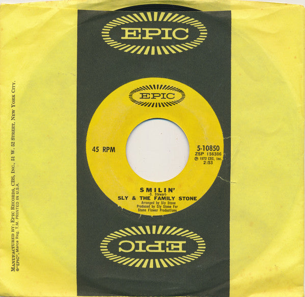 Sly &amp; The Family Stone - Smilin'