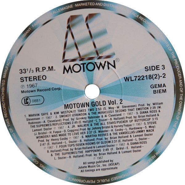 Various -Motown Gold Volume 2 1966-1967