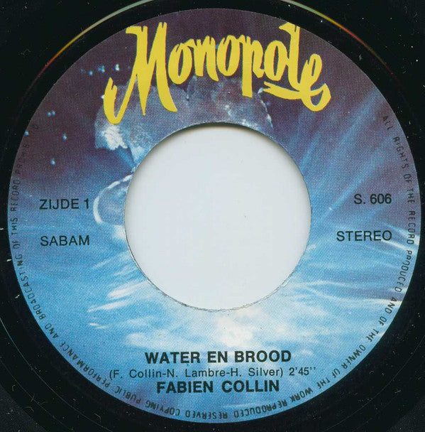 Fabien Collin -Water En Brood / Ophoepelen