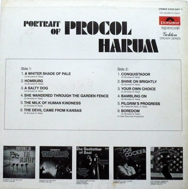 Procol Harum -Portrait Of Procol Harum