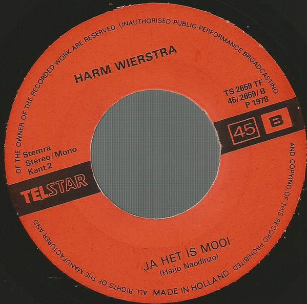 Harm Wierstra -Doe Mi-j De Olde W.C.