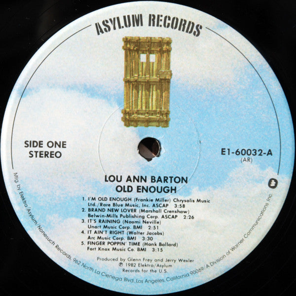Lou Ann Barton -Old Enough