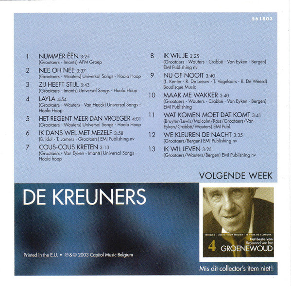 De Kreuners -Het Beste Van De Kreuners