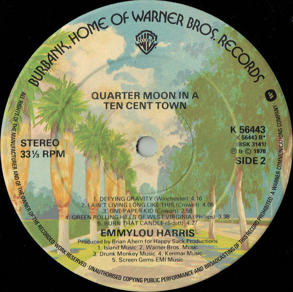 Emmylou Harris -Quarter Moon In A Ten Cent Town