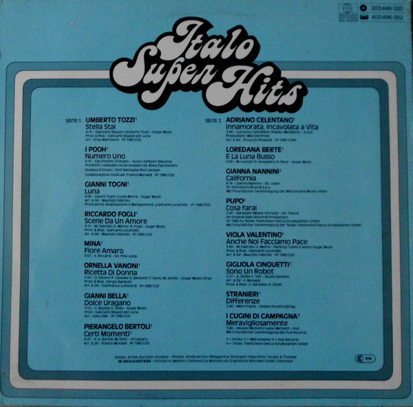 Various - Italo Super Hits