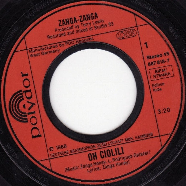 Zanga Zanga -Oh Ciolili