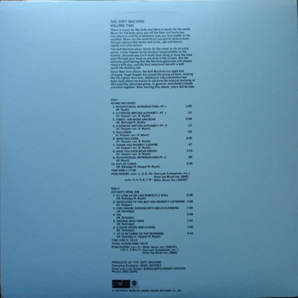 The Soft Machine* -Volume Two