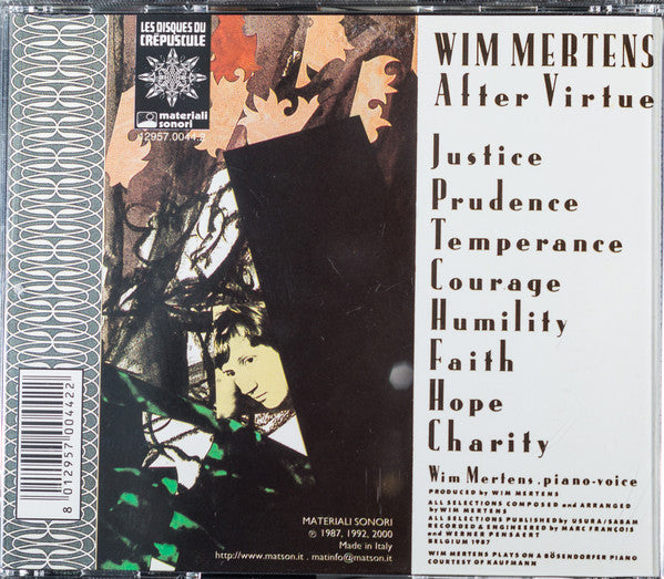 Wim Mertens -After Virtue