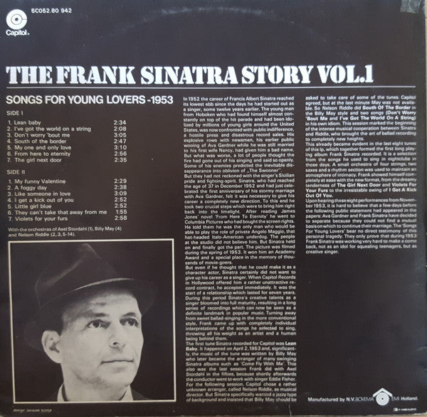 Frank Sinatra -The Frank Sinatra Story Vol. 1 - Songs For Young Lovers