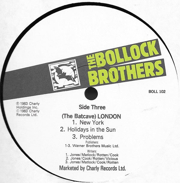 The Bollock Brothers -Live Performances - Official Bootleg