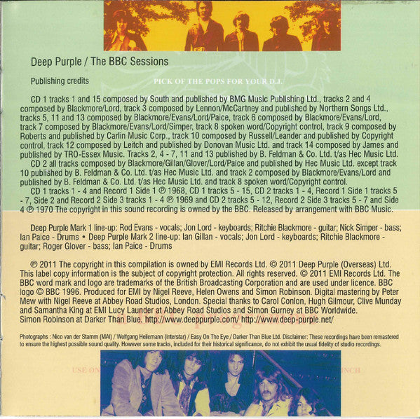 Deep Purple -The BBC Sessions 1968 - 1970