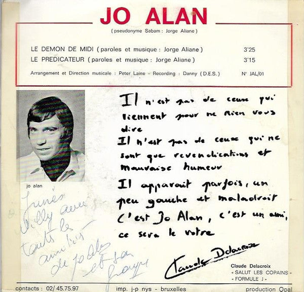 Jo Alan -Le Demon De Midi