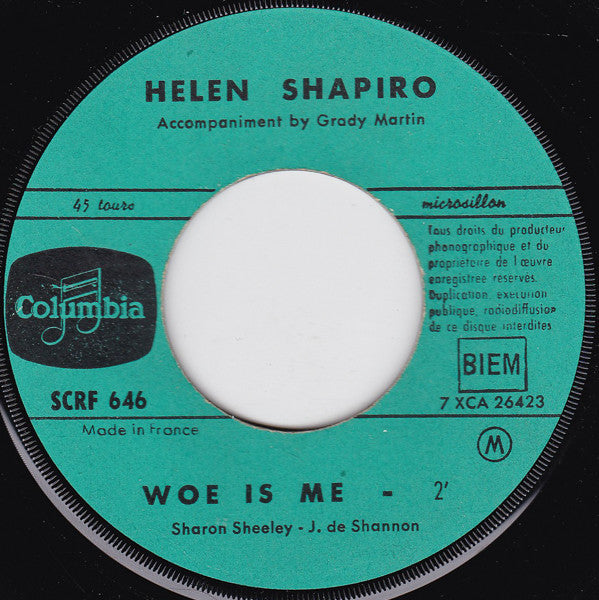 Helen Shapiro -Woe Is Me