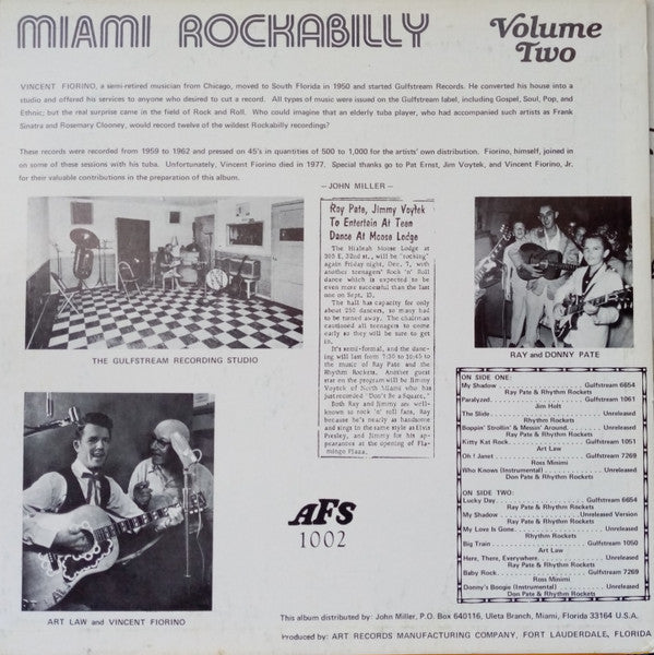 Various -Miami Rockabilly Volume Two