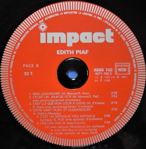 Edith Piaf -Edith Piaf