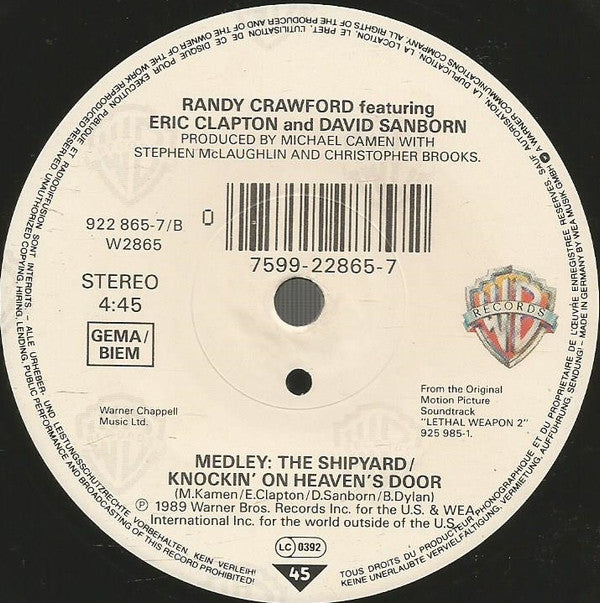 Randy Crawford Featuring Eric Clapton And David Sanborn -Knockin' On Heaven's Door