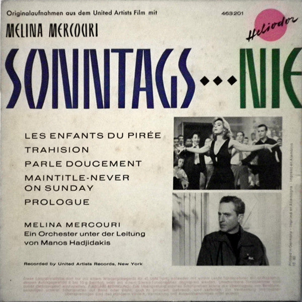 Melina Mercouri - Sonntags...Nie
