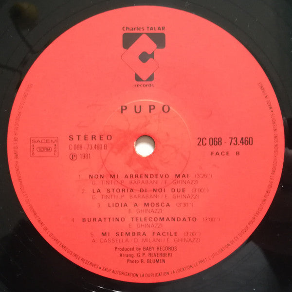 Pupo -Lo Devo Solo A Te