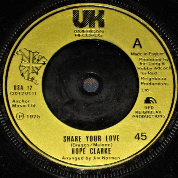 Hope Clarke -Share Your Love