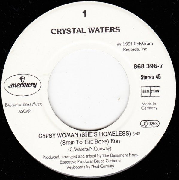 Crystal Waters -Gypsy Woman (La Da Dee La Da Da)
