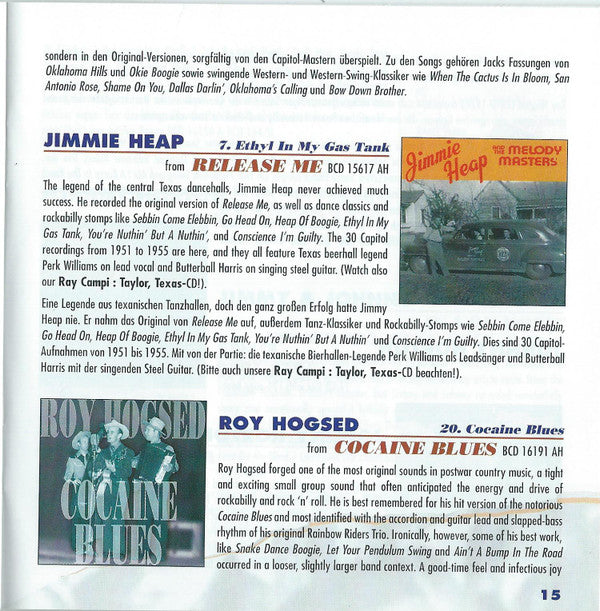 Various - That's What Makes The Jukebox Play (Highlights From Bear Family's Releases: Hillbilly &amp; Rockabilly)