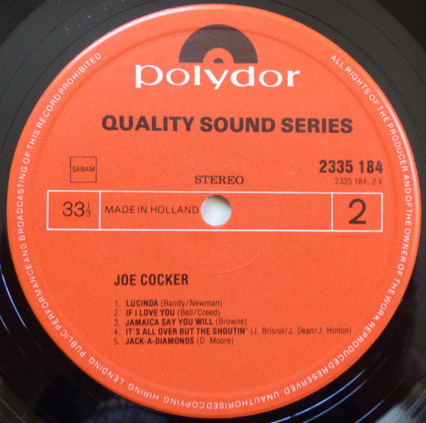 Joe Cocker -Joe Cocker