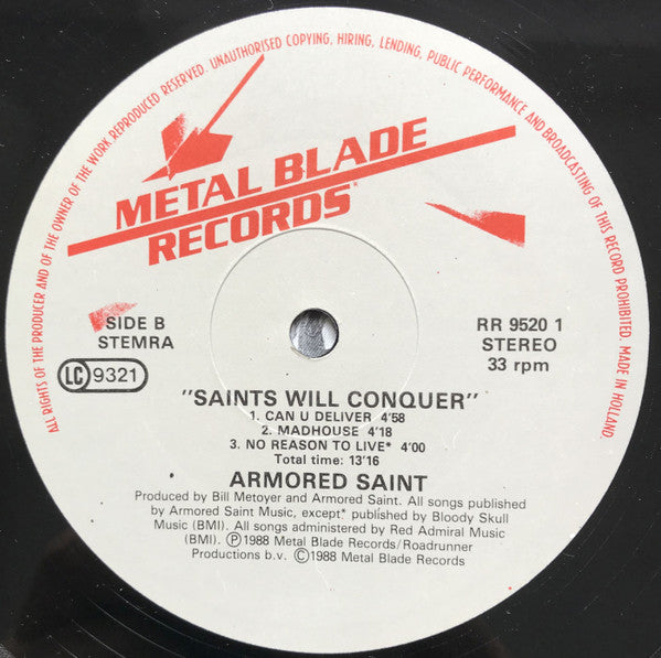 Armored Saint -Saints Will Conquer