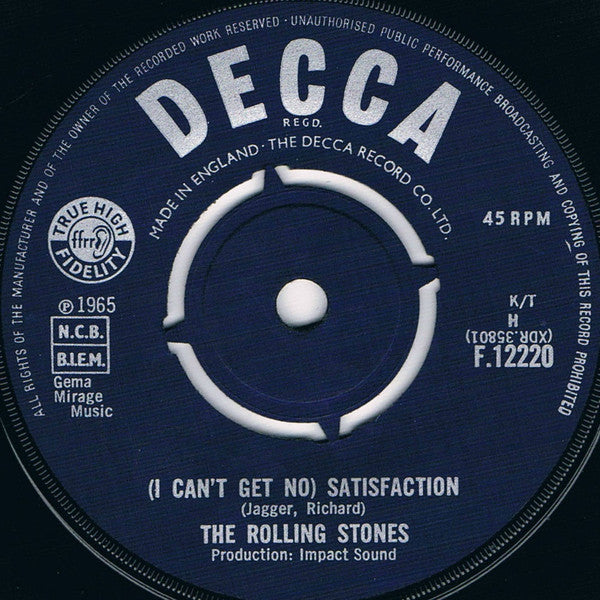 The Rolling Stones -(I Can't Get No) Satisfaction