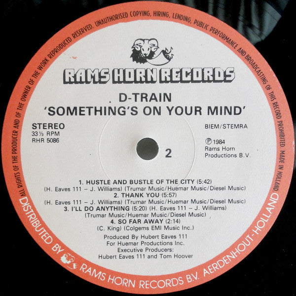 D-Train -Something's On Your Mind