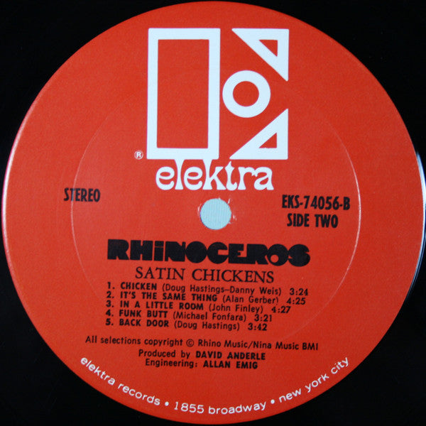 Rhinoceros (2) -Satin Chickens