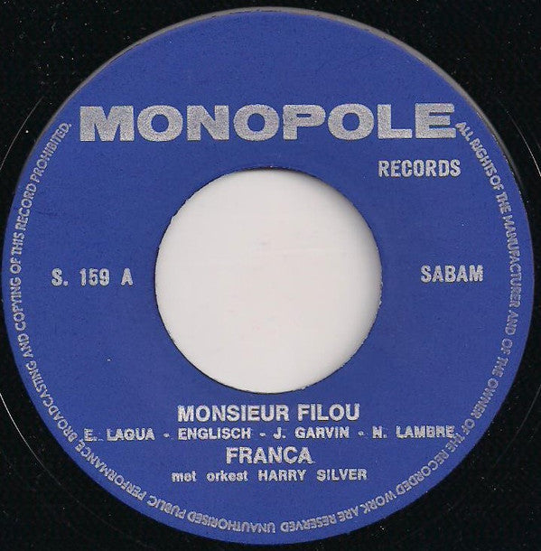 Franca -Monsieur Filou / Waarom Toch ?