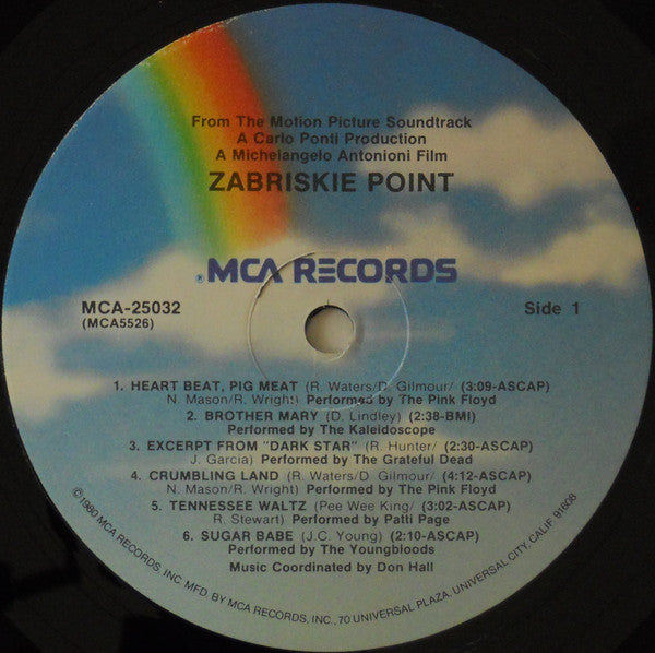 Various -Zabriskie Point (Music From The Motion Picture Sound Track)