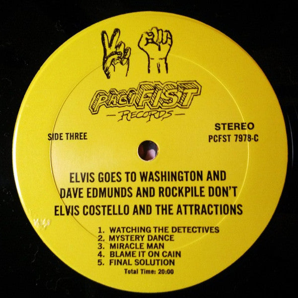 Elvis Costello And The Attractions* / Dave Edmunds And Rockpile* -Elvis Goes To Washington And Dave Edmunds And Rockpile Don't