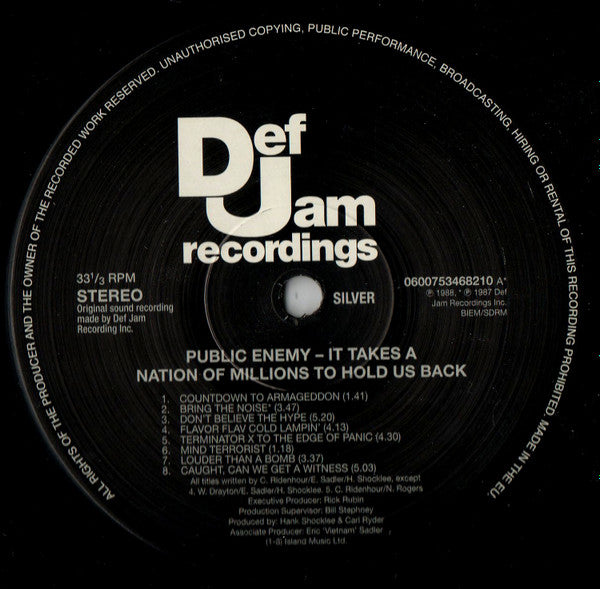 Public Enemy - It Takes A Nation Of Millions To Hold Us Back