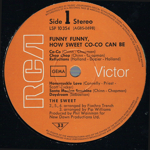 The Sweet -Funny Funny, How Sweet Co-Co Can Be
