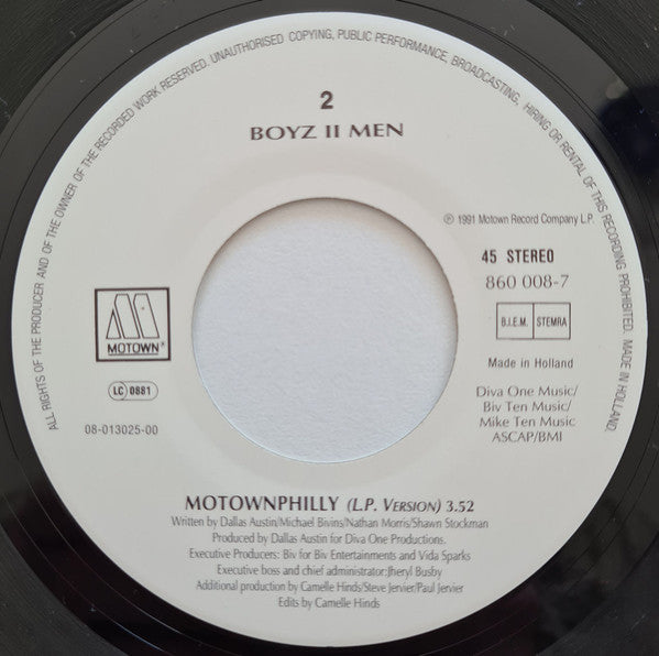 Boyz II Men -Motownphilly