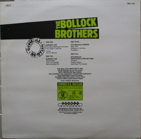 The Bollock Brothers -Live Performances - Official Bootleg