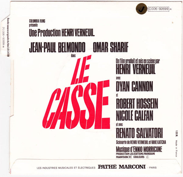 Ennio Morricone -Le Casse (Bande Sonore Originale Du Film D'Henri Verneuil)