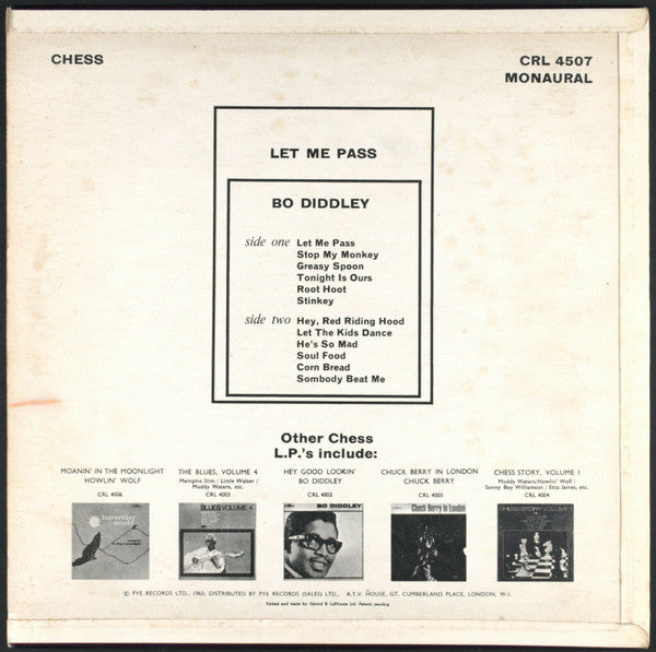 Bo Diddley -Let Me Pass