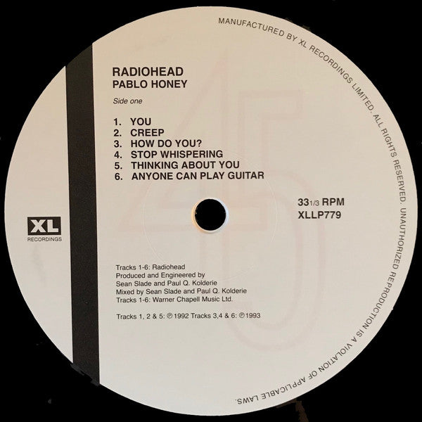 Radiohead -Pablo Honey