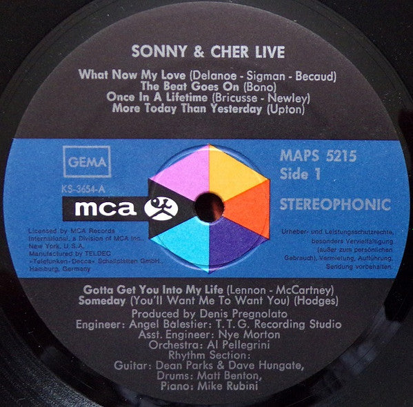 Sonny &amp; Cher - Sonny &amp; Cher Live