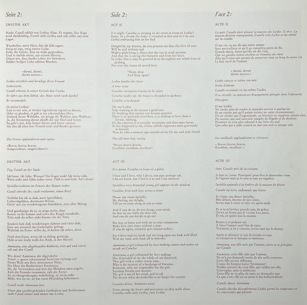 Carl Orff, Rundfunkchor* Und Rundfunk-Sinfonie-Orchester Leipzig, Herbert Kegel - Catulli Carmina