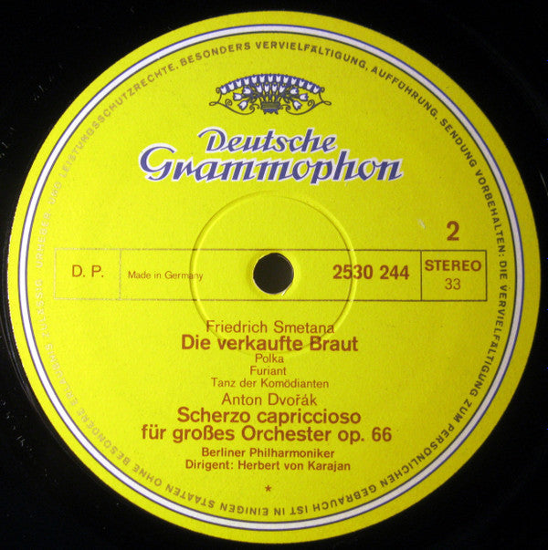 Herbert von Karajan, Weber* · Berlioz* · Liszt* · Smetana* · Dvořák*, Berliner Philharmoniker - Aufforderung Zum Tanz = Invitation To The Dance