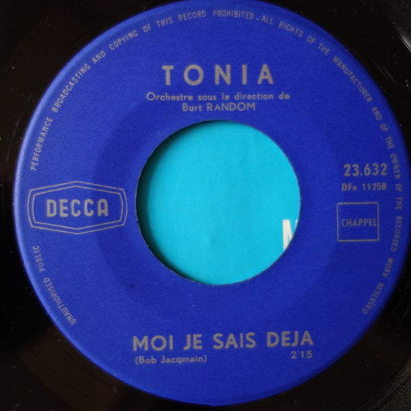 Tonia (3) -Moi Je Sais Déjà