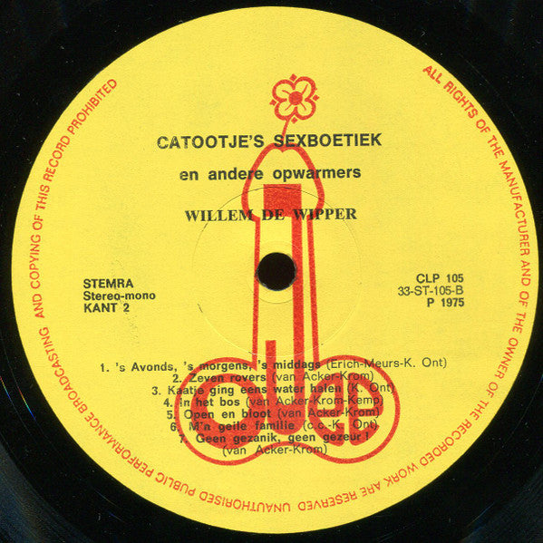 Willem De Wipper -Catootje's Sexboetiek En Andere Opwarmers