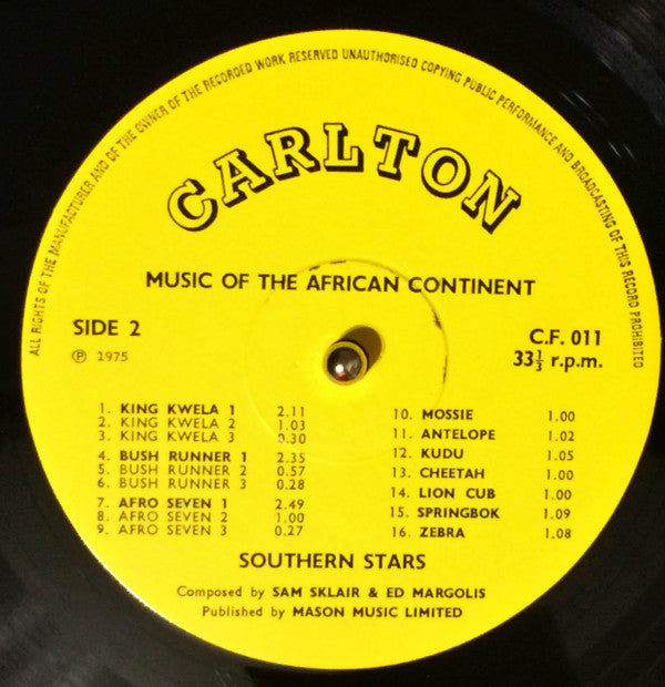 Sam Sklair, Ed Margolis -Music Of The African Continent