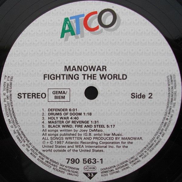 Manowar -Fighting The World